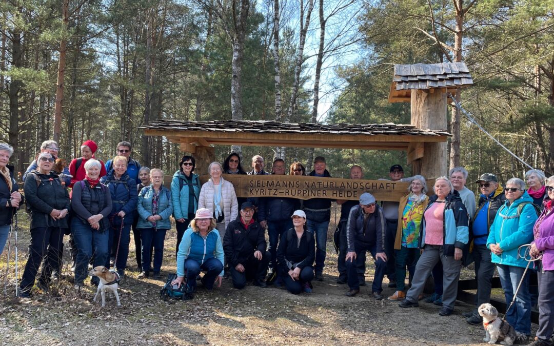 Gruppenbild in der Kyritz-Ruppiner Heide